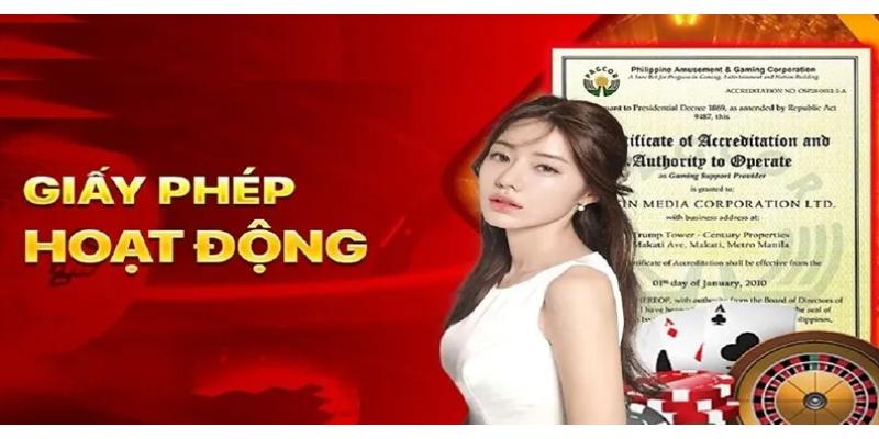 Giấy phép hoạt động của Go99 để minh chứng sự uy tín